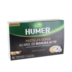 Urgo Active Pastillas para la garganta con miel de Manuka 6+ años x16 tabletas