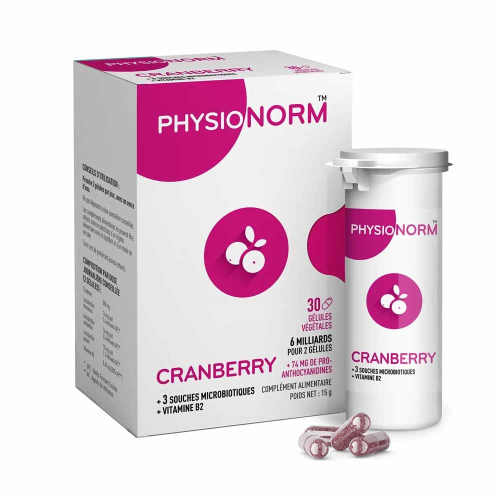 Laboratoire Immubio Physionorm Arándano rojo 30 cápsulas