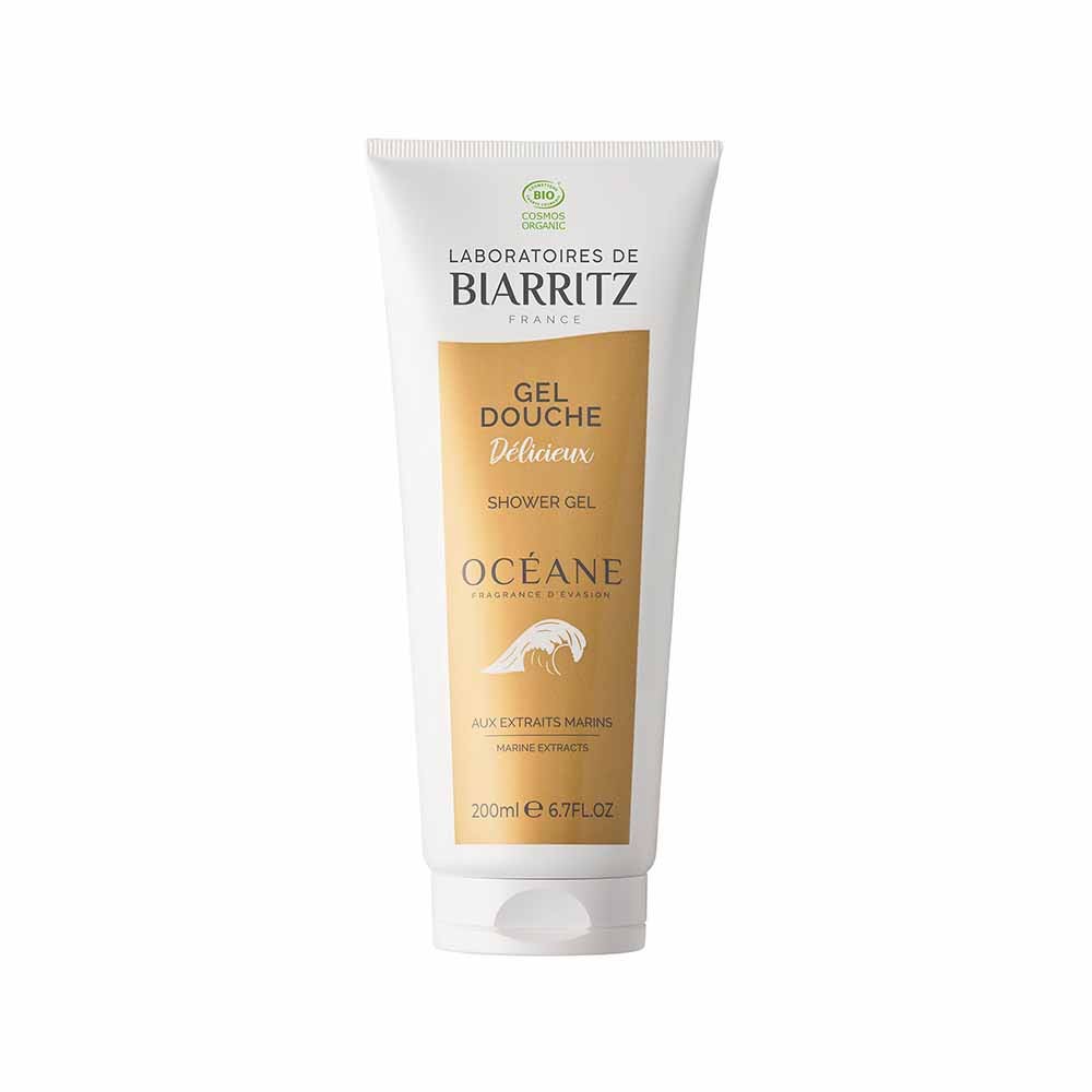 Laboratoires De Biarritz Océane Gel de ducha Délicieux Bio Piel suave y perfumada 200ml