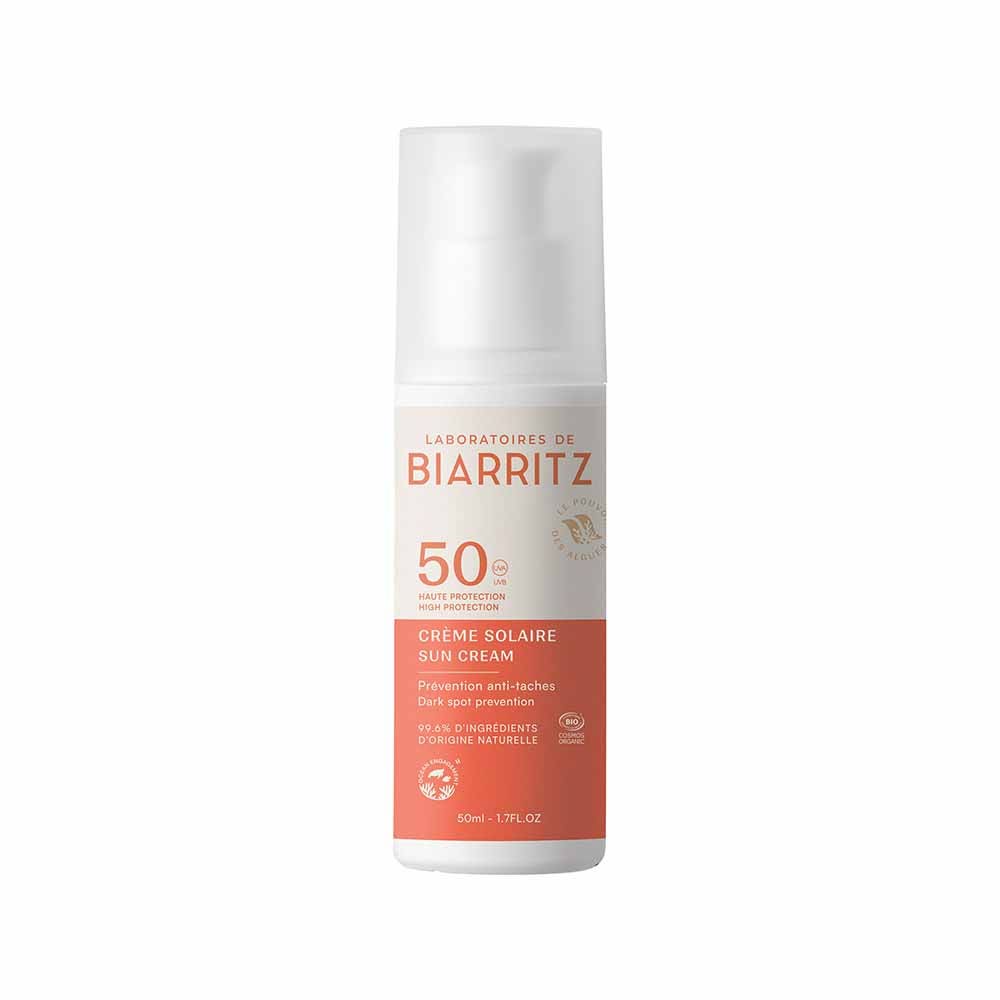 Laboratoires De Biarritz Solares Algamaris Crema Solar Rostro Spf50 Bio 50ml