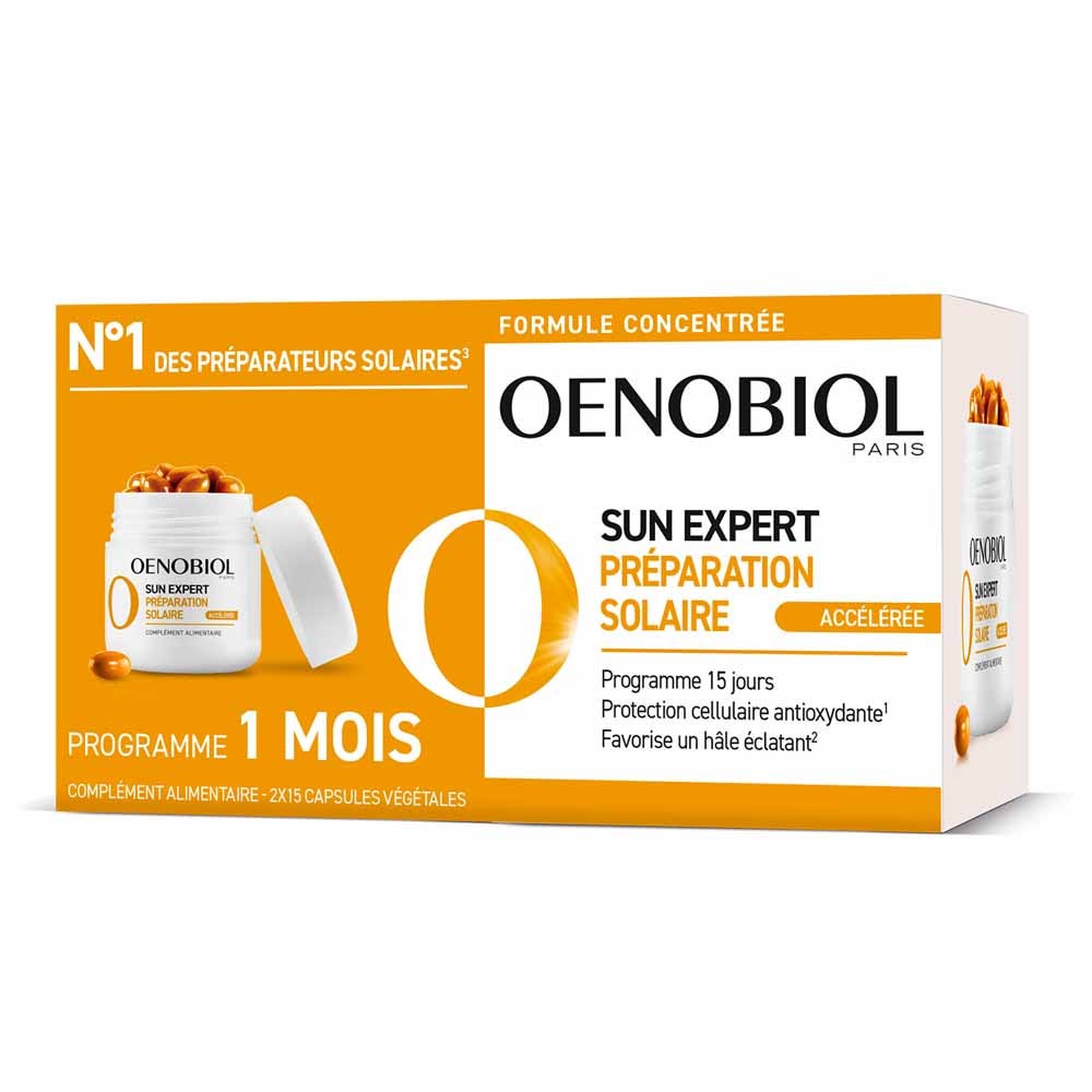 Oenobiol Sun Expert Preparador solar acelerado "" 2 x 15 cápsulas