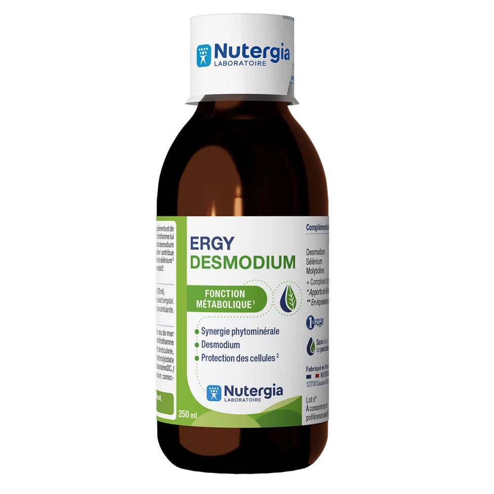 Nutergia Ergydesmodium función metabólica 250 ml