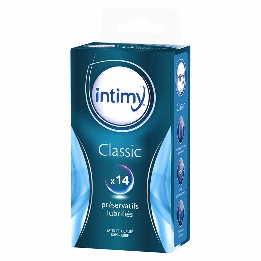 Intimy Classic Preservativos lubricados 14 unidades