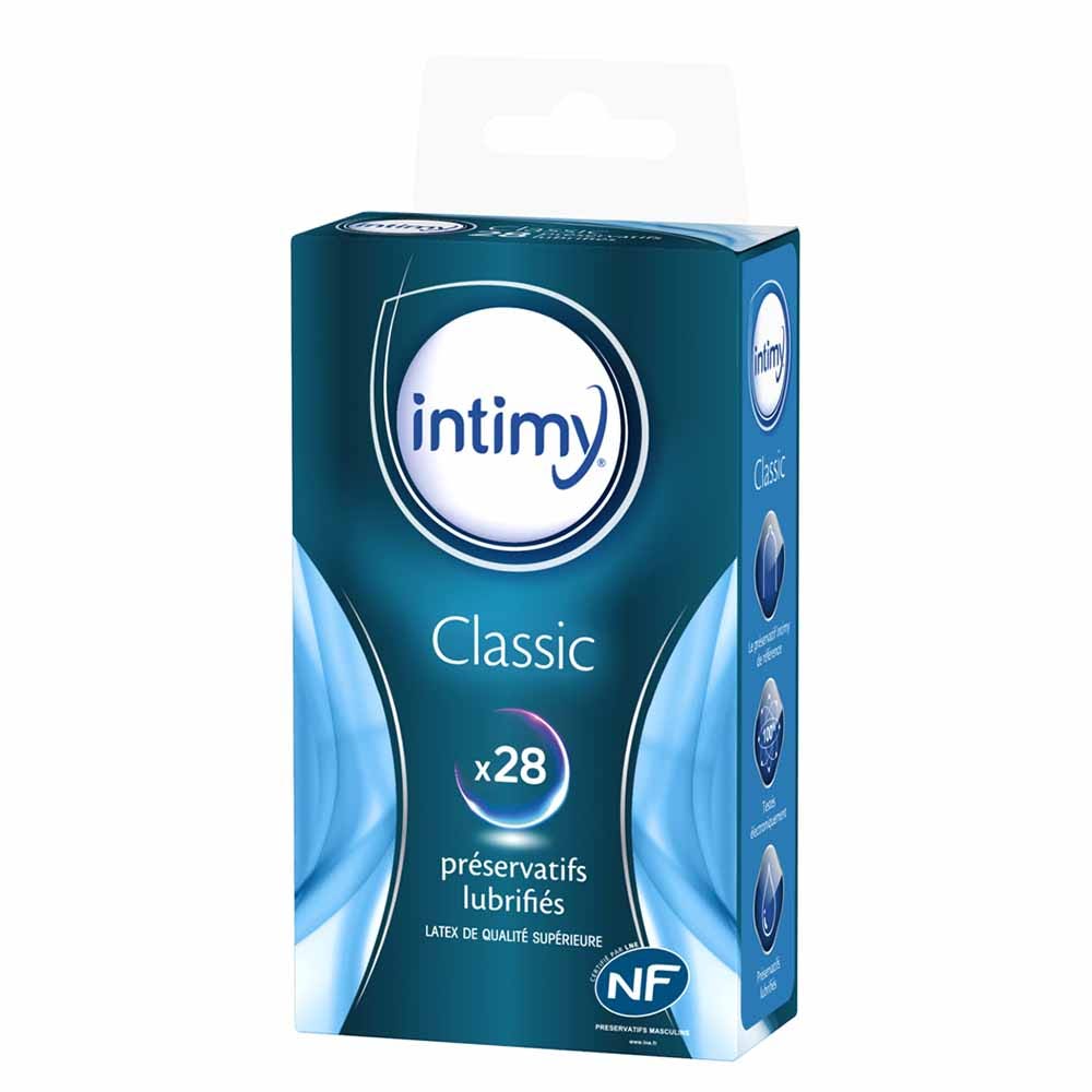 Intimy Classic Preservativos lubricados x28