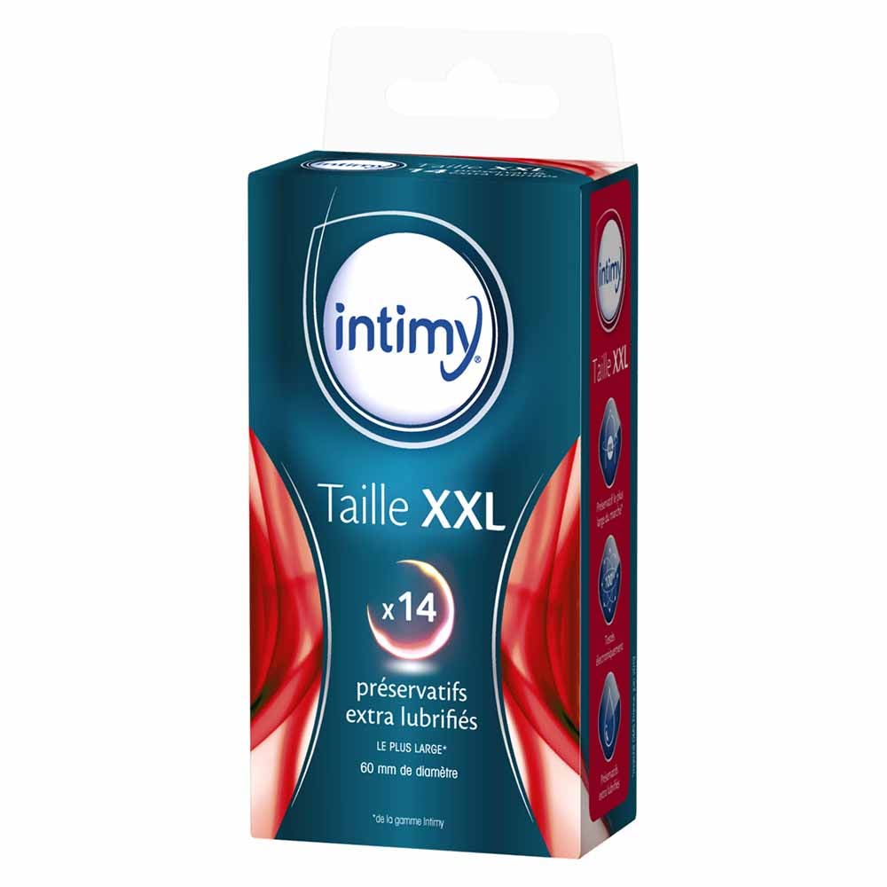 Intimy Preservativos XXL extralubricados x14
