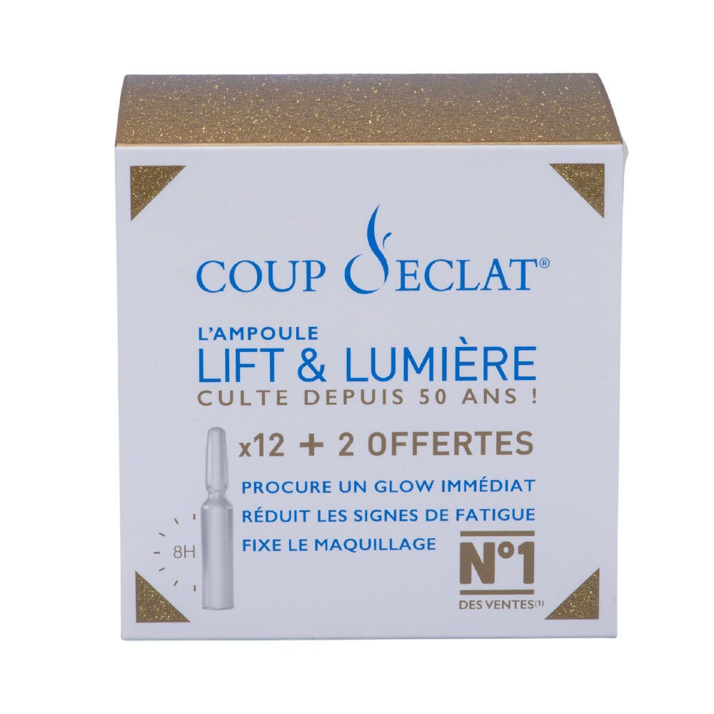 Coup D'Eclat Ampollas Lift & Lumière piel sensible 12 x 1 ml ampollas + 2 gratis