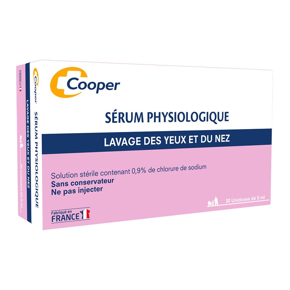 Cooper Sérum fisiológico Lavado de ojos y nariz 30 x 5 ml