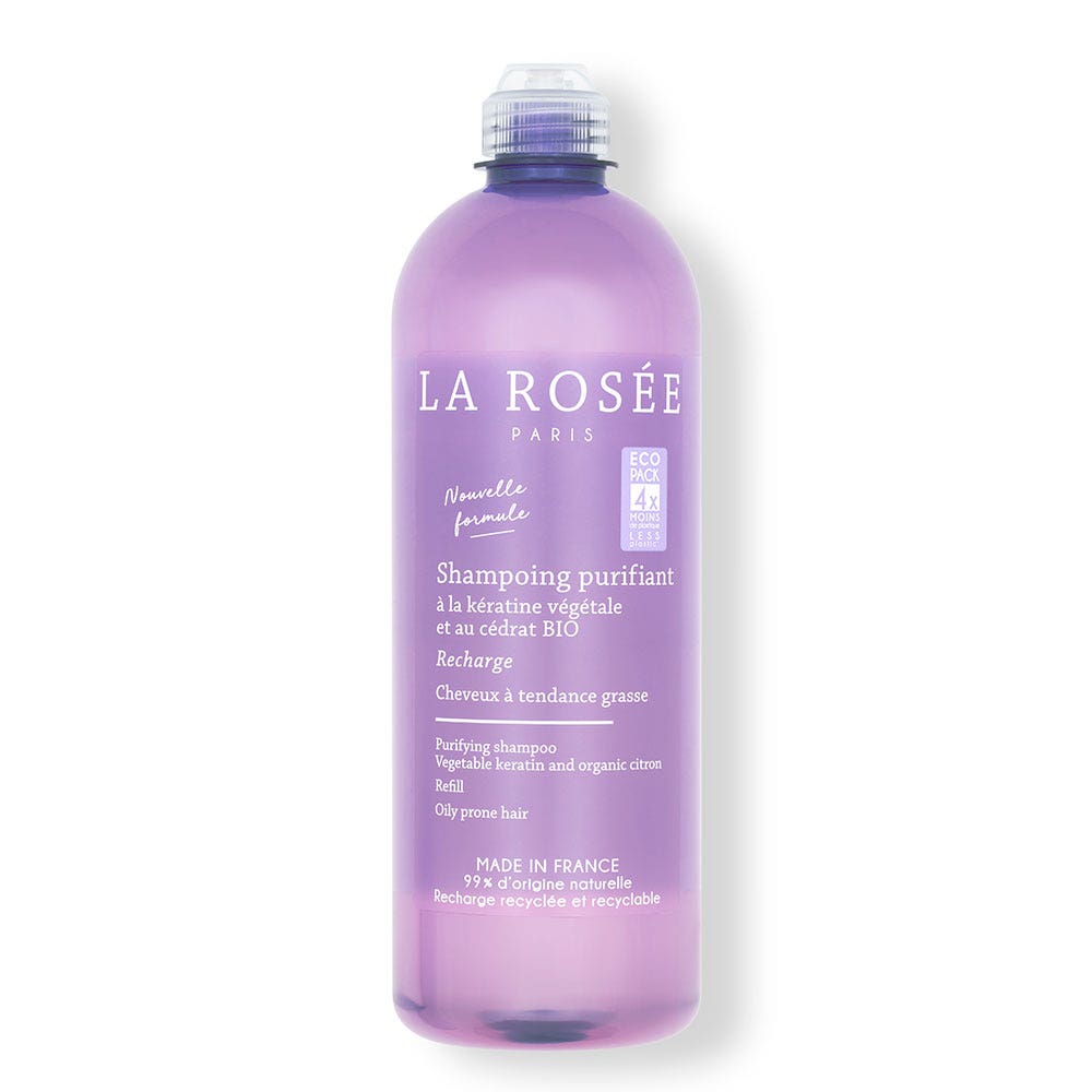 LA ROSÉE Recarga champú purificante para cabello graso 400 ml
