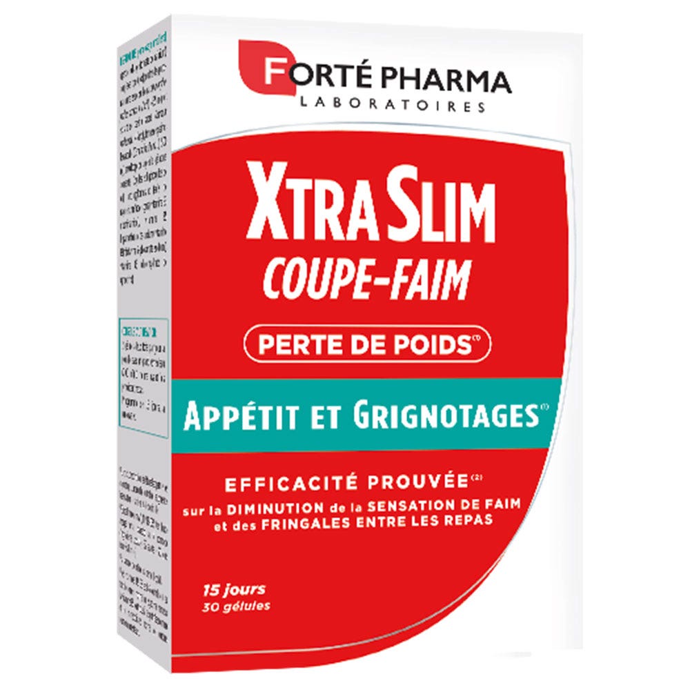 Forté Pharma XtraSlim Supresor del apetito enriquecido con konjac 60 cápsulas