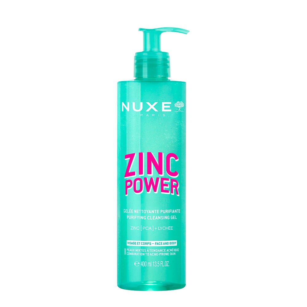 Nuxe Zinc Power Gel limpiador purificante 400 ml