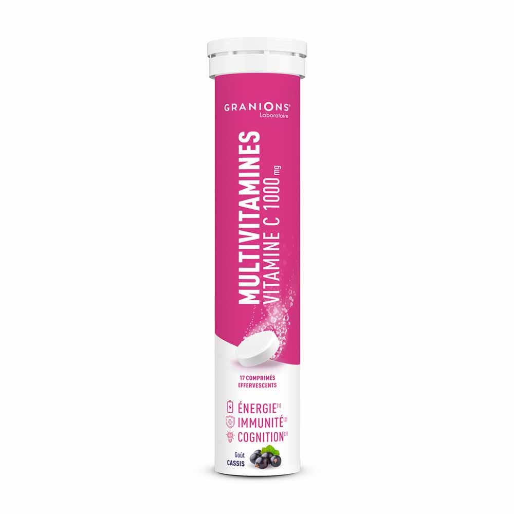 Granions Multivitaminas vitamina C 1000 mg sabor frutos rojos 17 comprimidos efervescentes