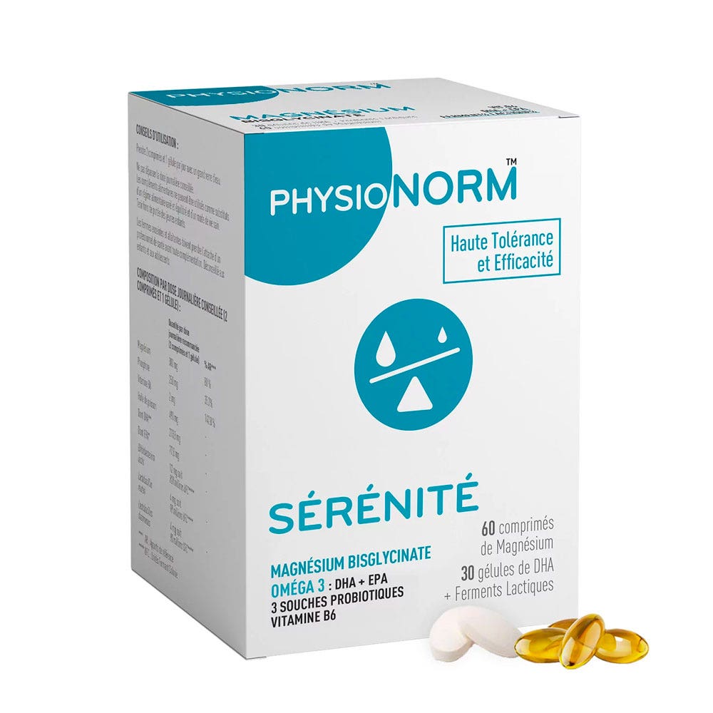 Laboratoire Immubio Physionorm serenidad 60 comprimidos + 30 cápsulas