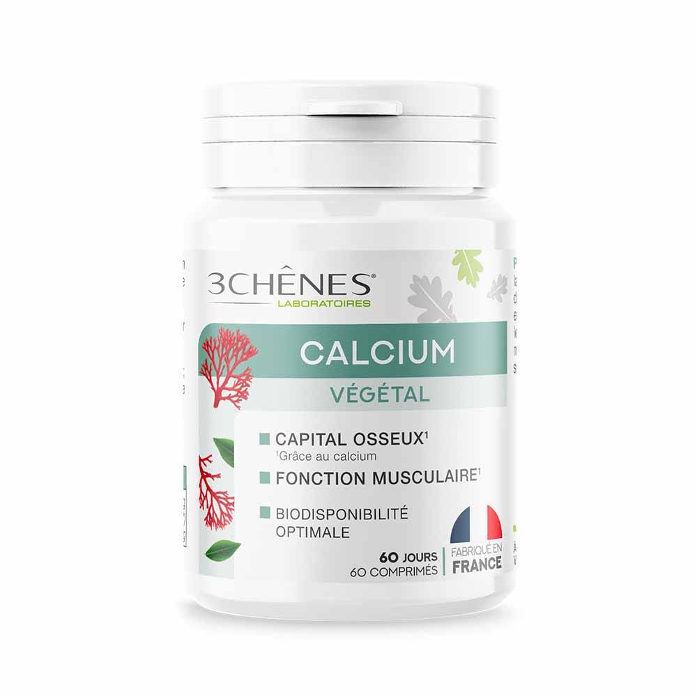 3 Chênes Calcium vegetal 60 comprimidos