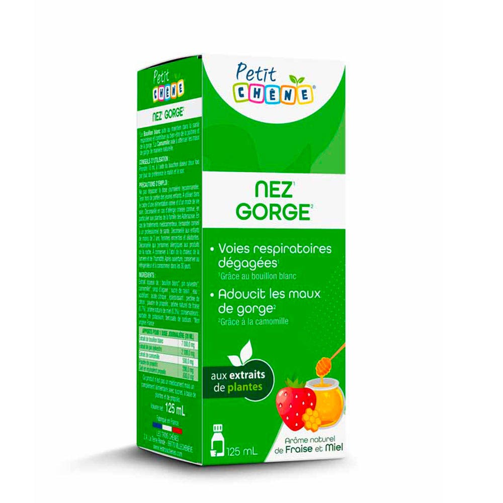 Petit Chêne Nez y garganta 125 ml