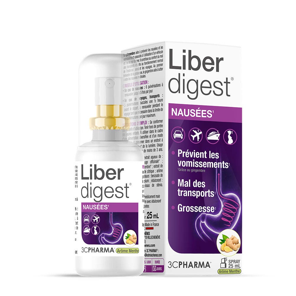 3C Pharma Liberdigest Spray náuseas 25 ml