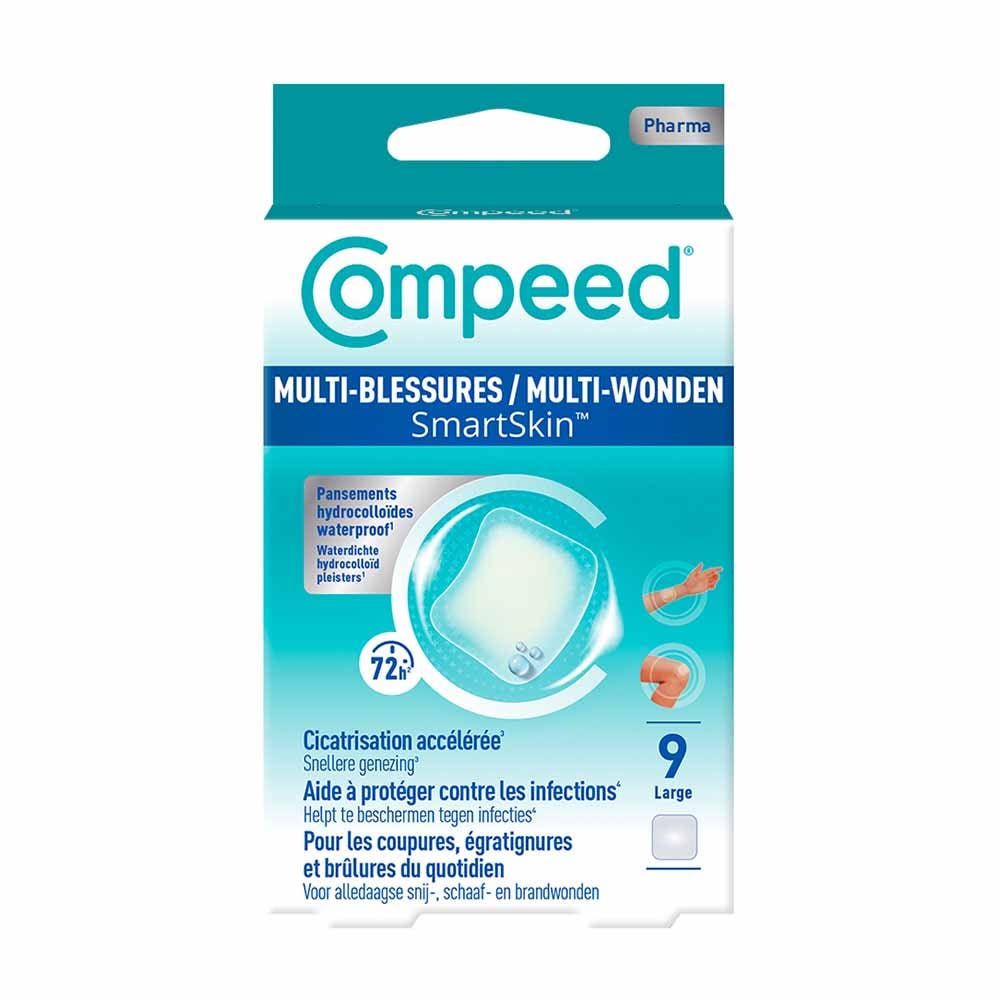 Compeed Tiras Multi-Heridas Smartskin formato grande 9 x