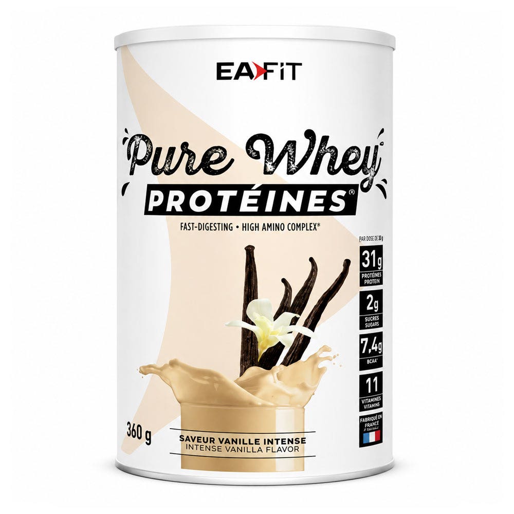 Eafit Pure Whey Proteínas sabor vainilla 360 g
