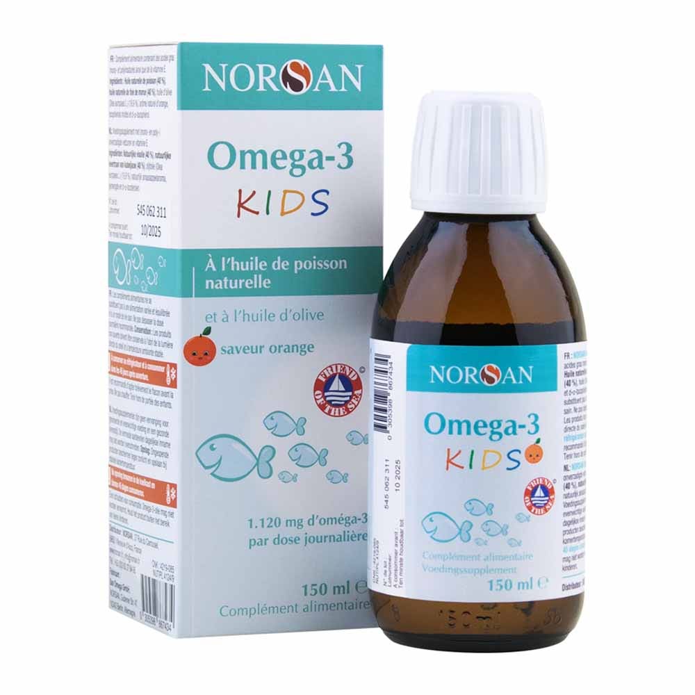Norsan Omegas 3 Niños Aceite de pescado natural 150 ml