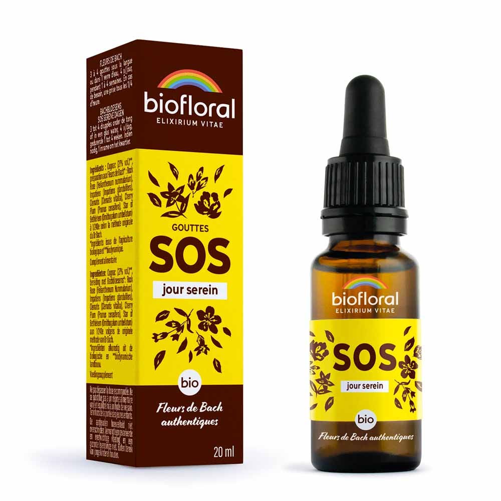 Biofloral N°39 SOS Secours Demeter Flores de Bach bio 25 ml