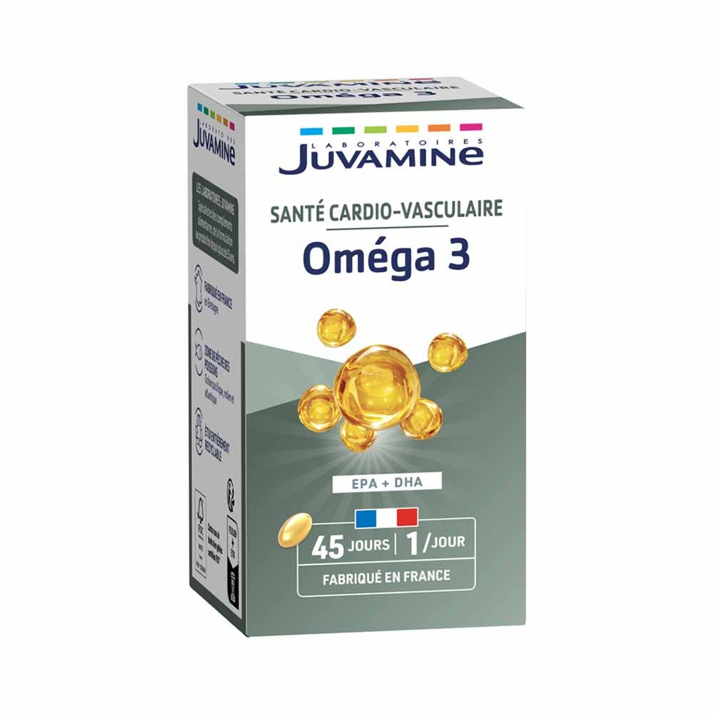 Juvamine Omega3 Salud Cardiovascular 45 Cápsulas