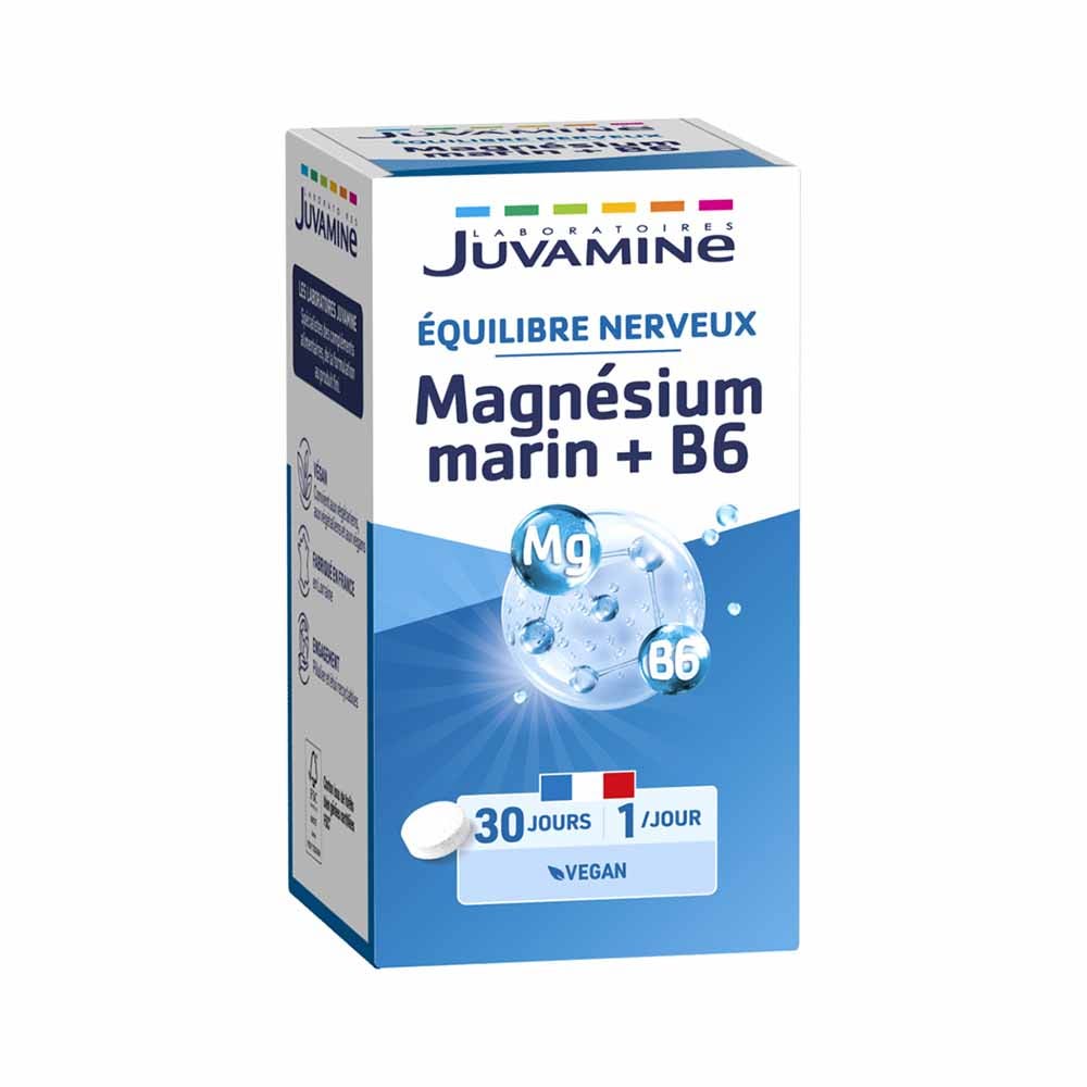 Juvamine Magnesio Marino Vitamina B6 30 Comprimidos