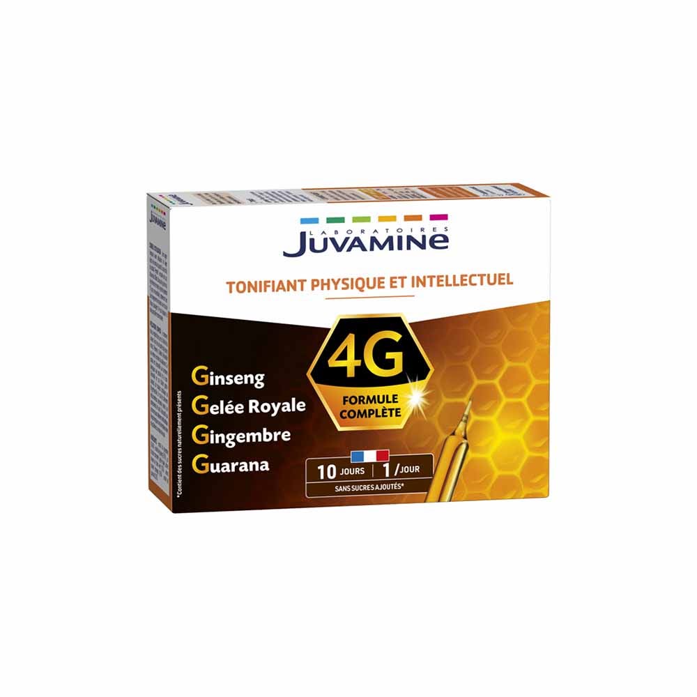 Juvamine Tónico físico e intelectual 4G x10 ampollas