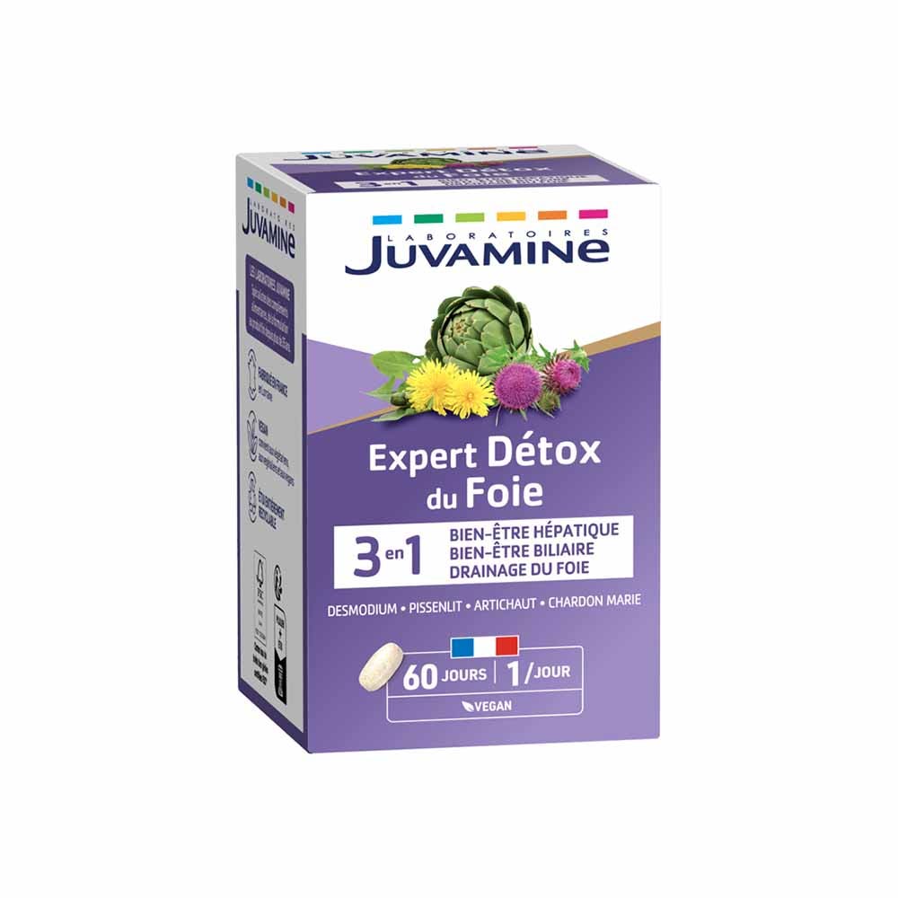 Juvamine Bienestar hepático Expert'Nature 60 comprimidos