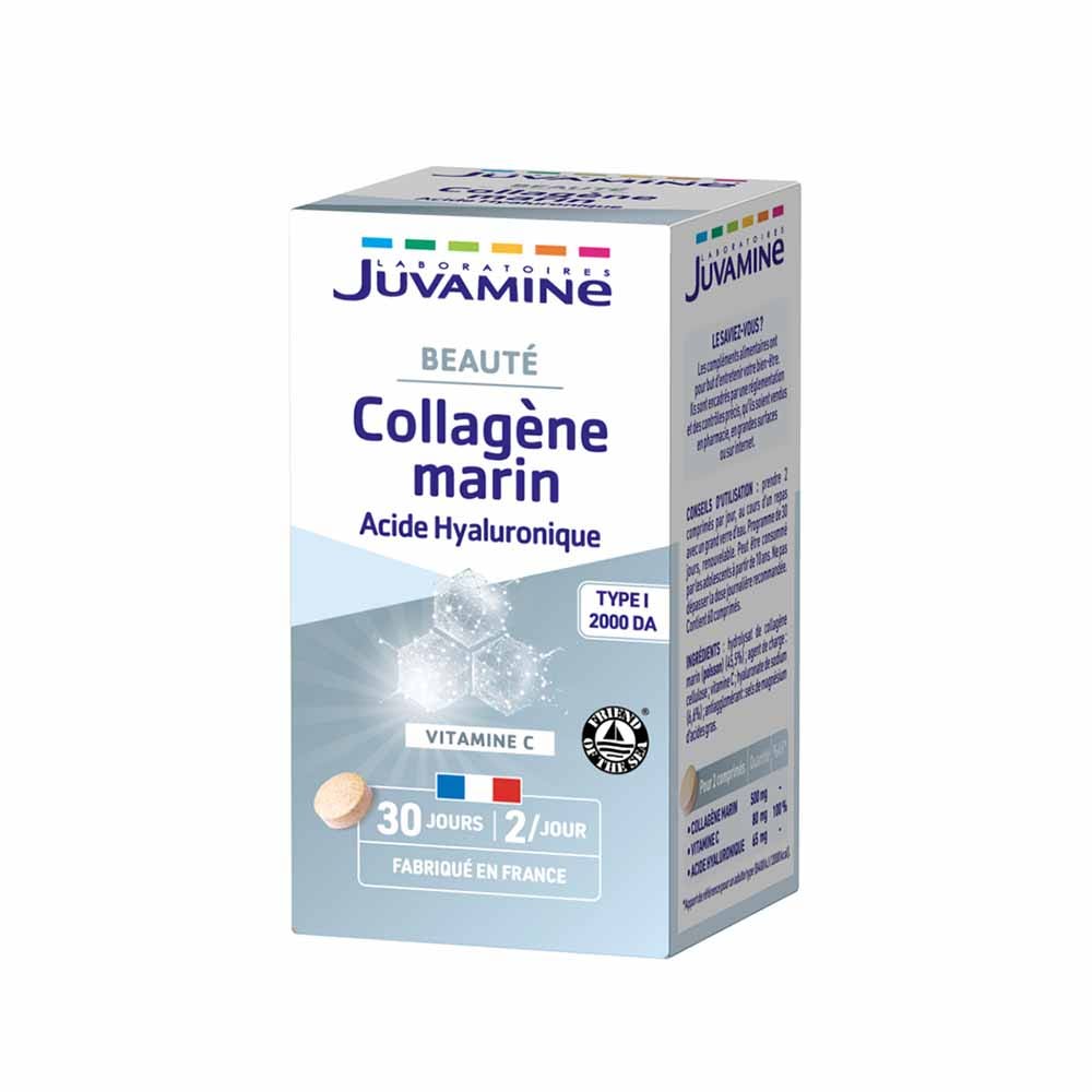 Juvamine Colágeno Marino Ácido Hialurónico 60 Comprimidos