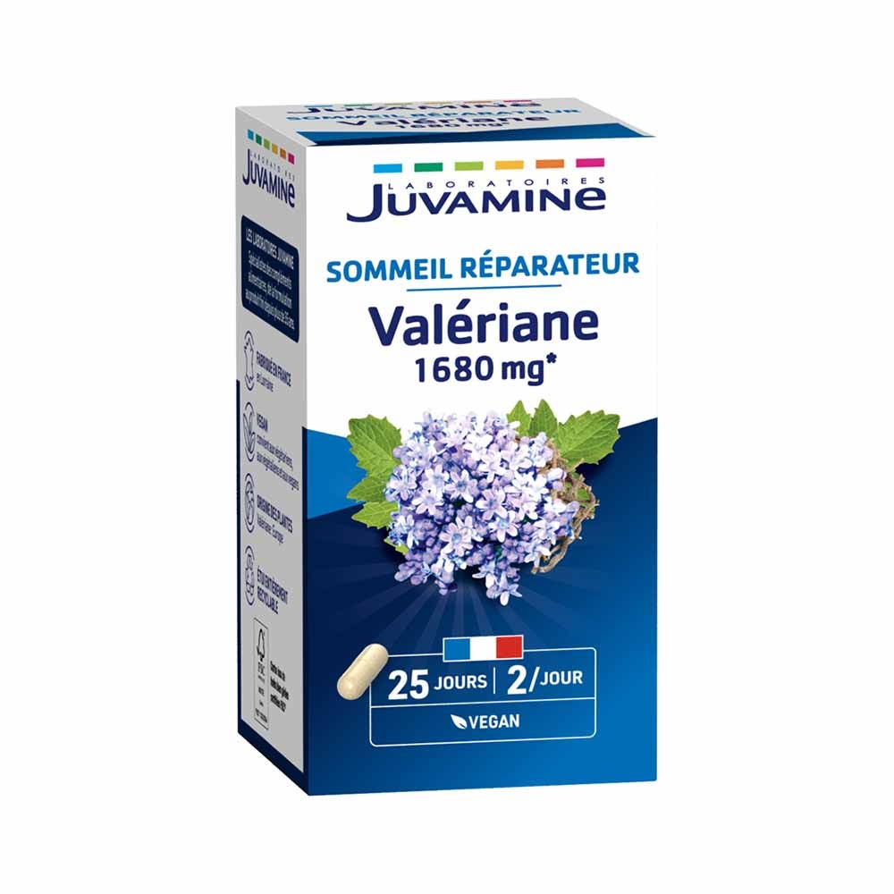 Juvamine Valeriana 1680 mg sueño reparador x50 Cápsulas