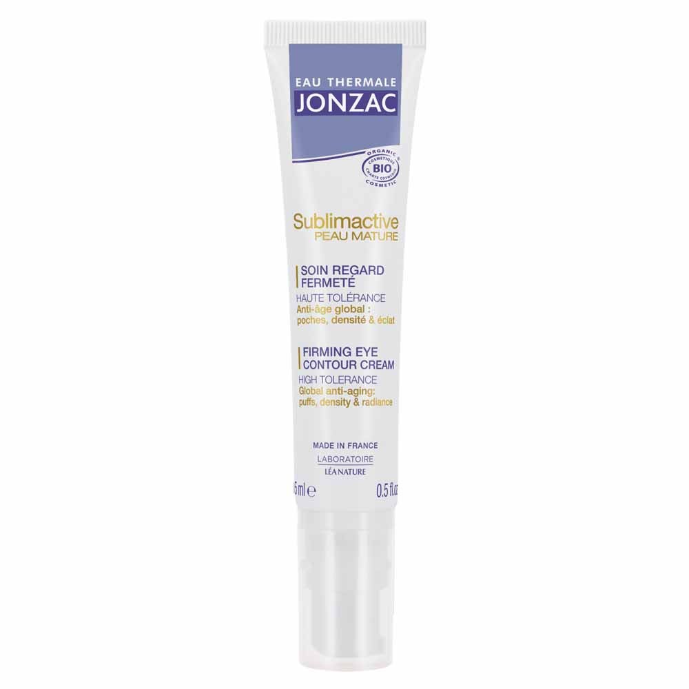 Eau thermale Jonzac Sublimactive piel madura Cuidado ojos luminosidad y firmeza 15 ml
