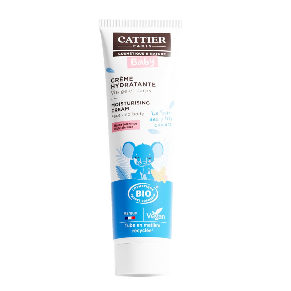 Cattier Bebé Crema hidratante bio rostro y cuerpo 75ml