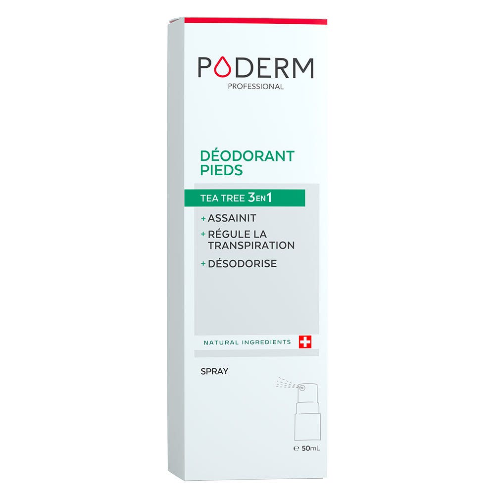 Poderm Spray desodorante para pies 50 ml