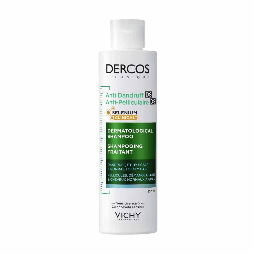 Vichy Dercos Champú anticaspa y picor cabello normal a graso 200 ml
