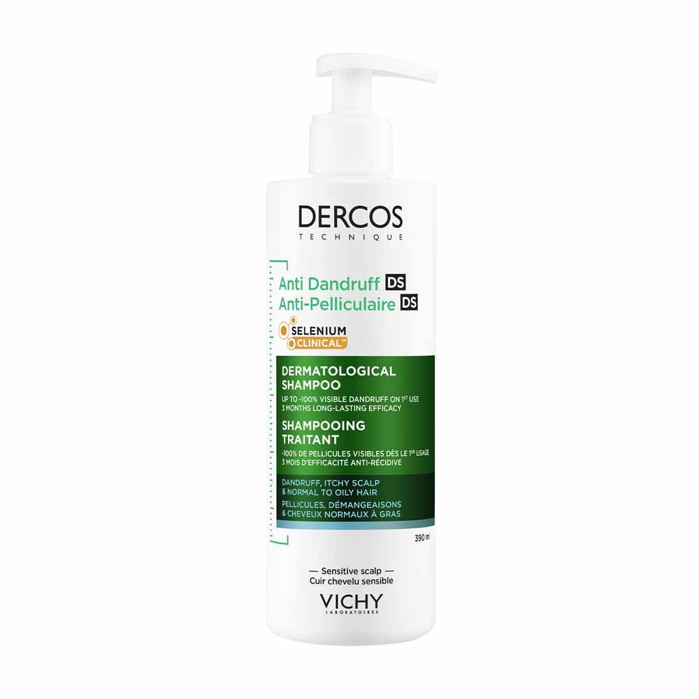 Vichy Dercos Champú anticaspa para cabello normal a graso 390 ml