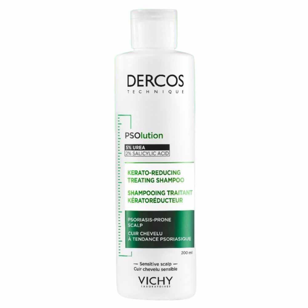Vichy Dercos Champú tratante queratorreductor PSOlution 200 ml