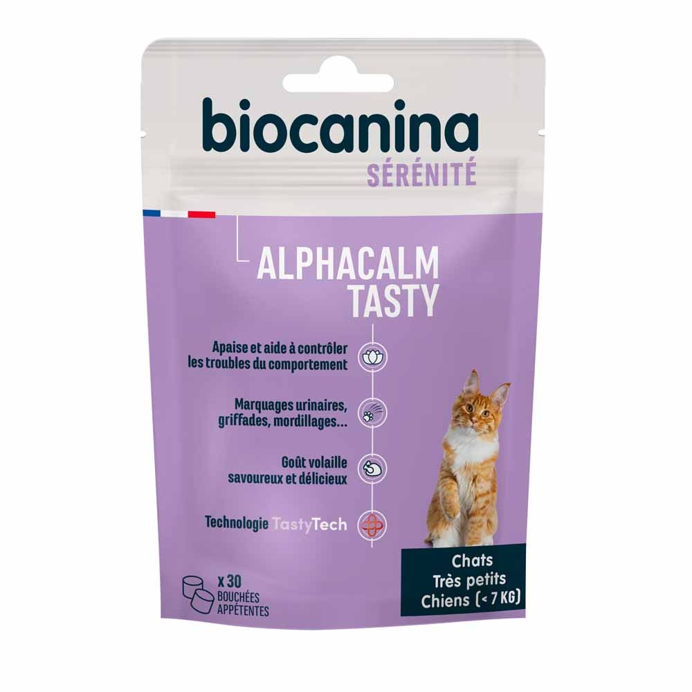 Biocanina Serenidad Alphacalm Sabroso Gato x30 Bocados de comida