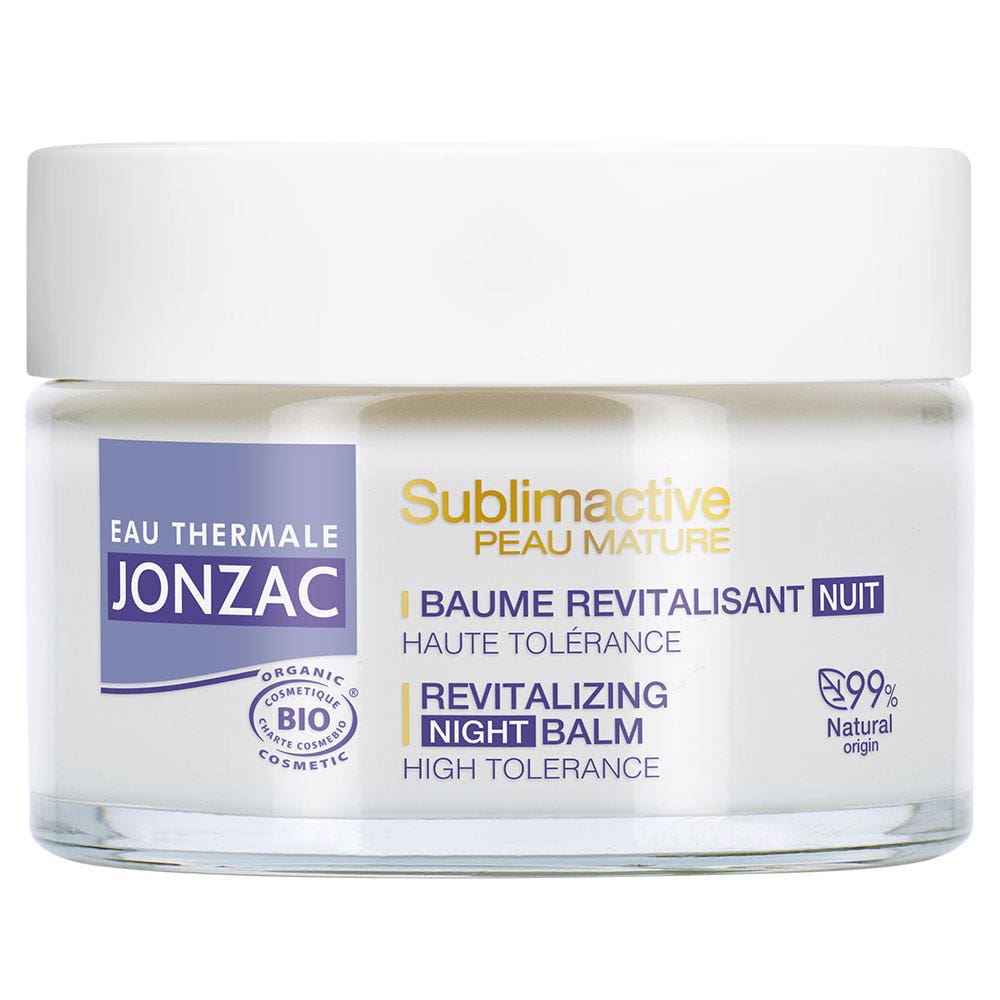 Eau thermale Jonzac Sublimactive piel madura Bálsamo revitalizante de noche 50 ml