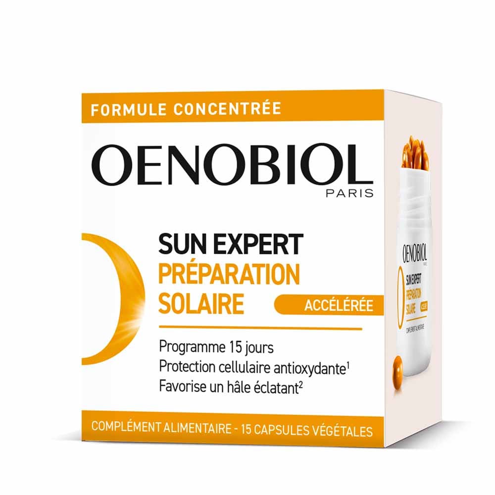 Oenobiol Sun Expert Preparación solar acelerada 15 cápsulas