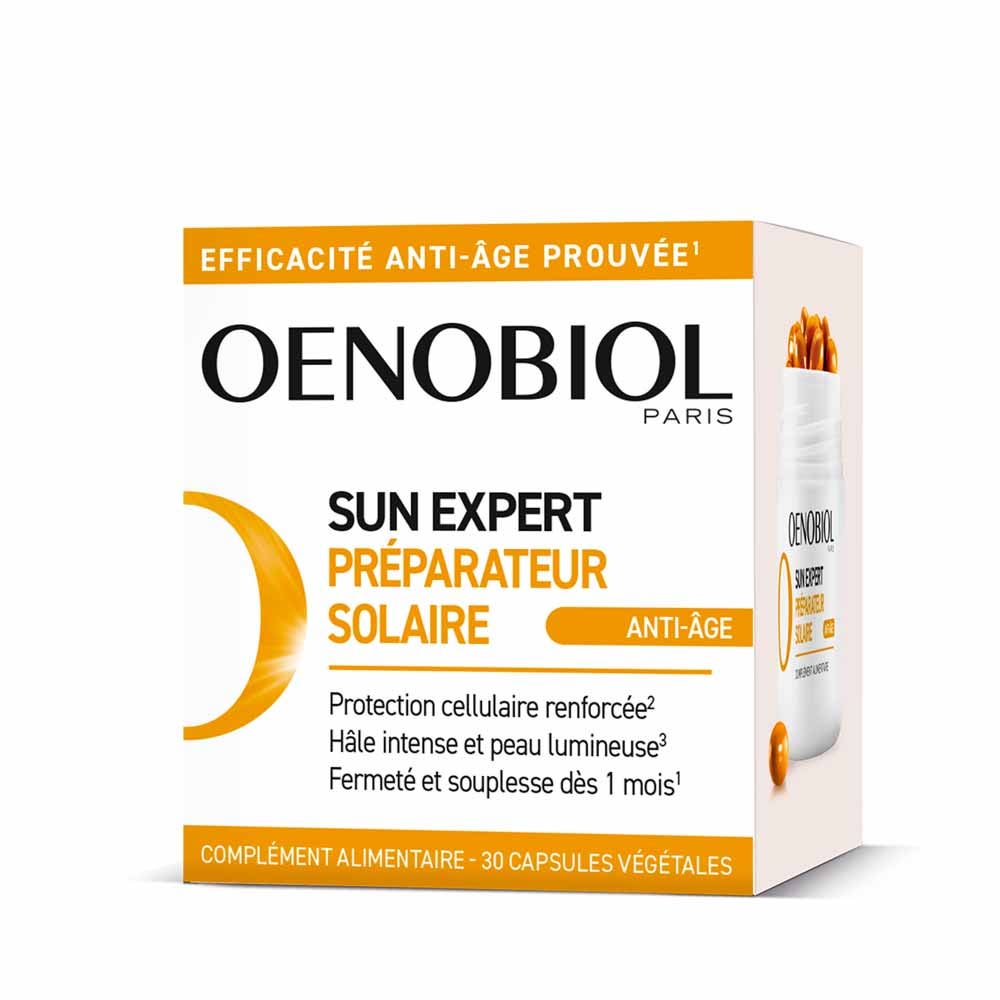 Oenobiol Sun Expert Preparador solar antiedad 30 cápsulas