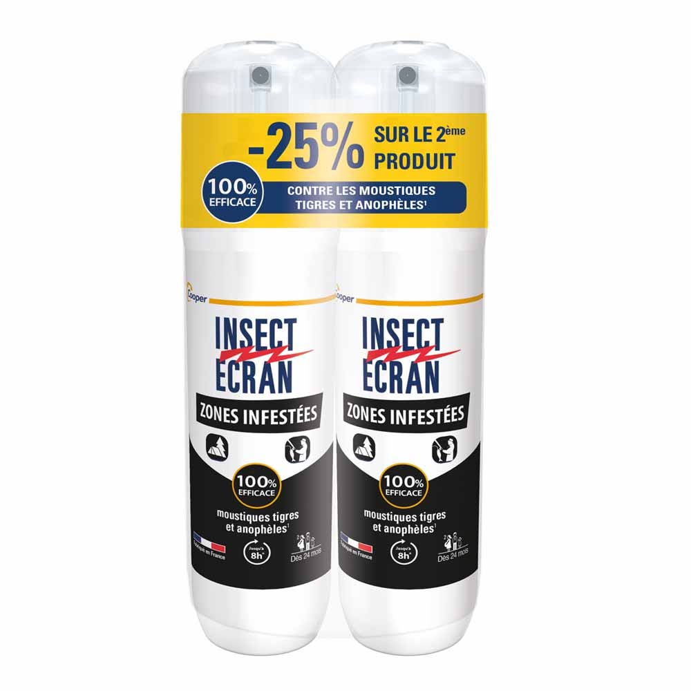 Insect Ecran Piel Antimosquitos zonas infestadas desde 24 meses hasta 8 horas 2 x 100 ml