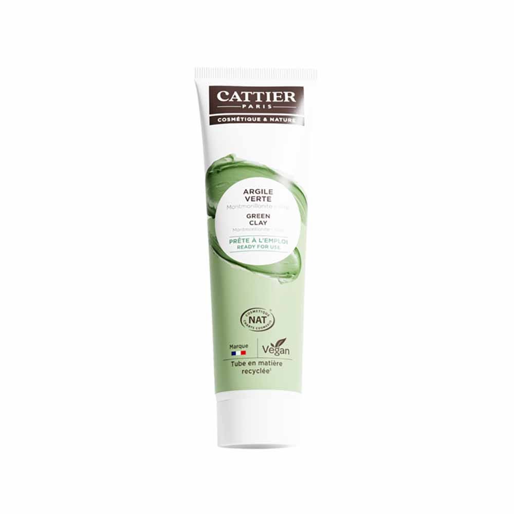 Cattier Arcilla verde lista para usar pieles mixtas a grasas 400g