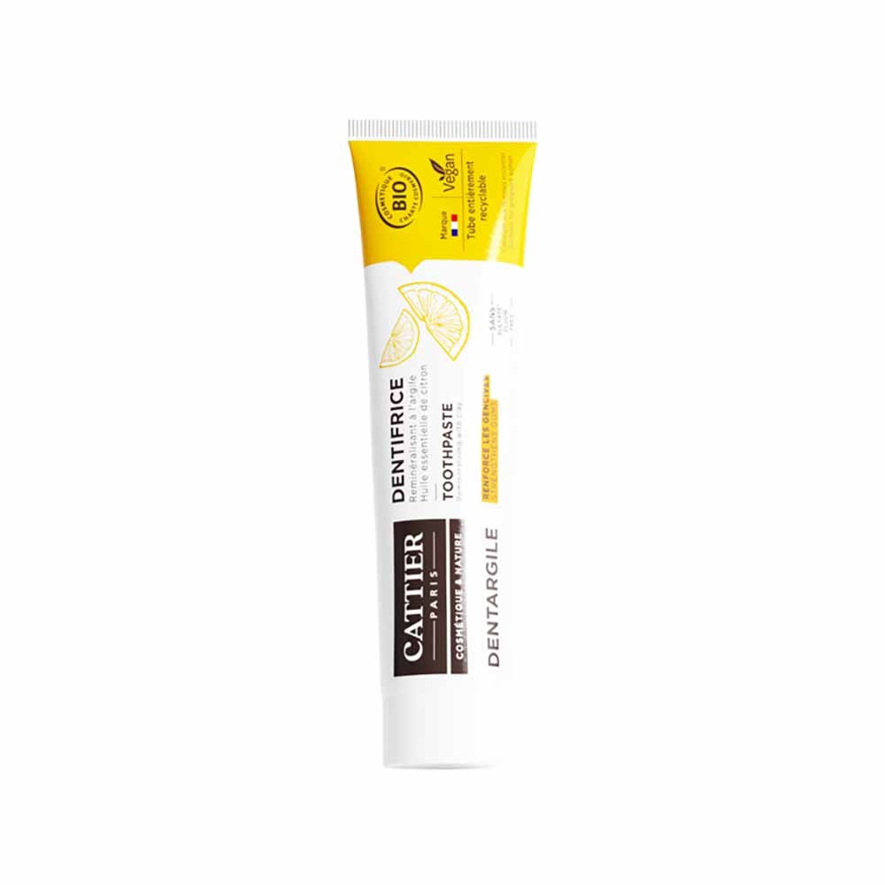 Cattier Dentífricos Dentargile Dentifrico Con Aceite Esencial De Limon Bio 75ml