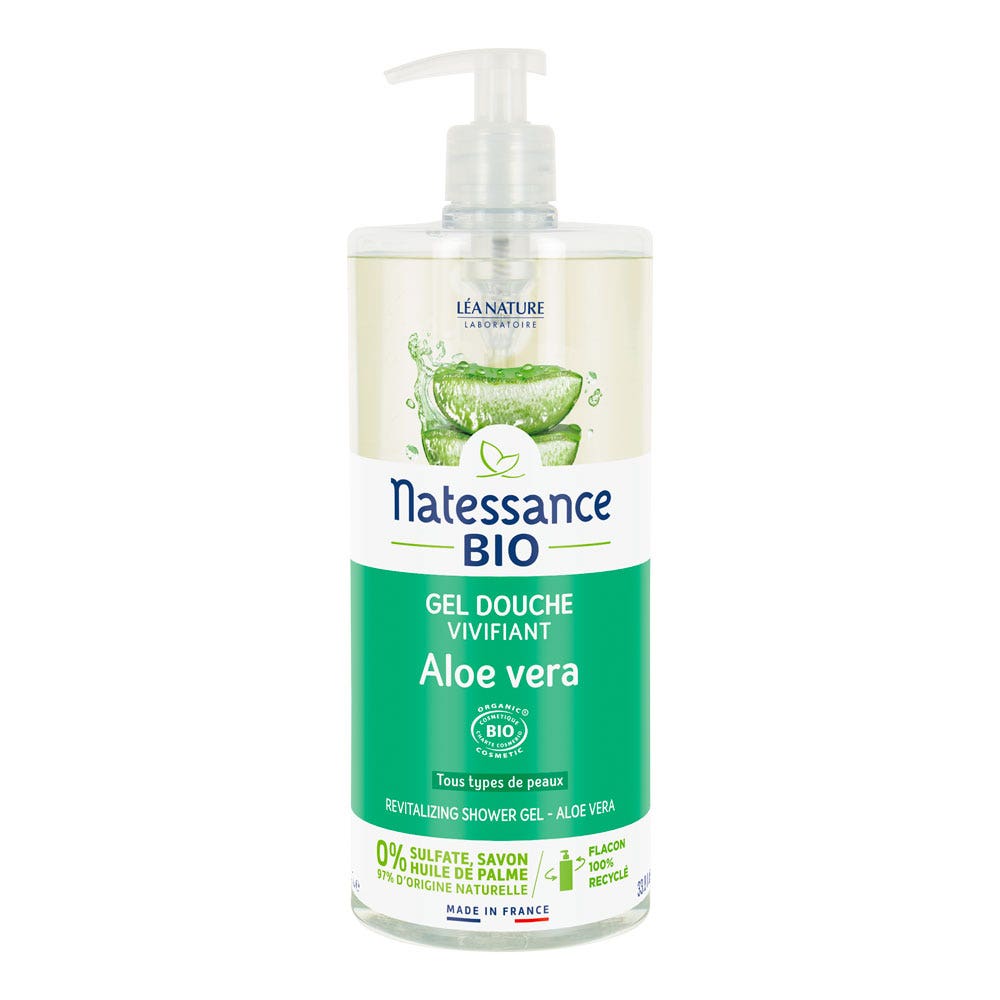 Natessance Gel de ducha aloe vera bio 1 l