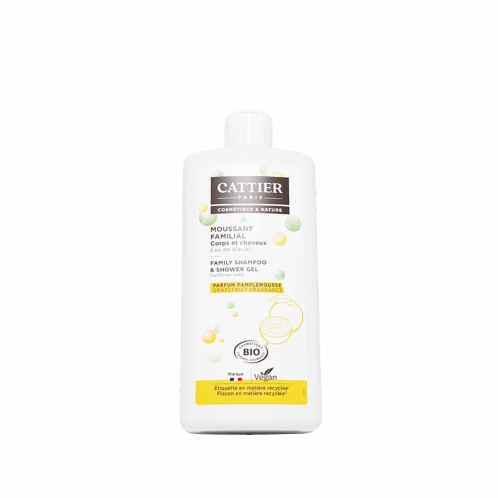 Cattier Gel ducha bio familiar espumoso cuerpo y cabello 500ml
