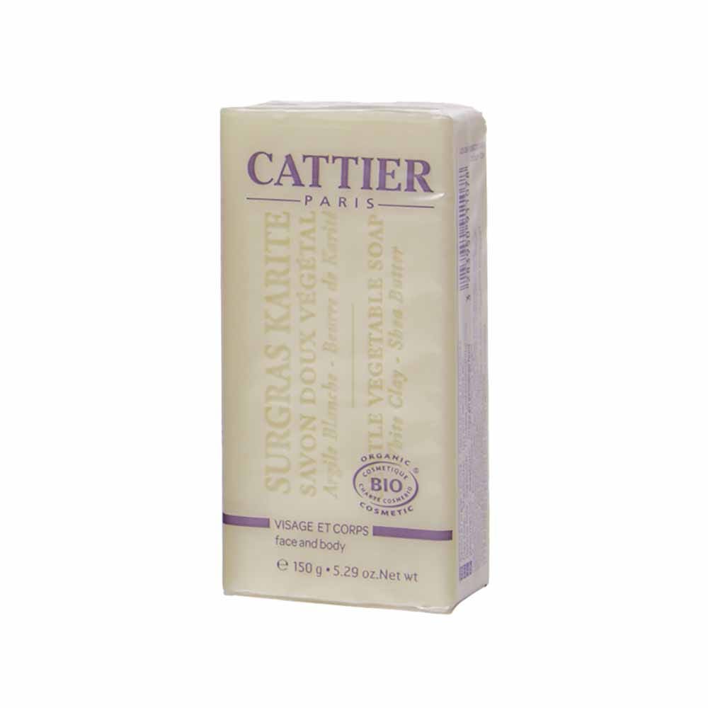 Cattier Jabon Vegetal Suave Karite Bio 150g