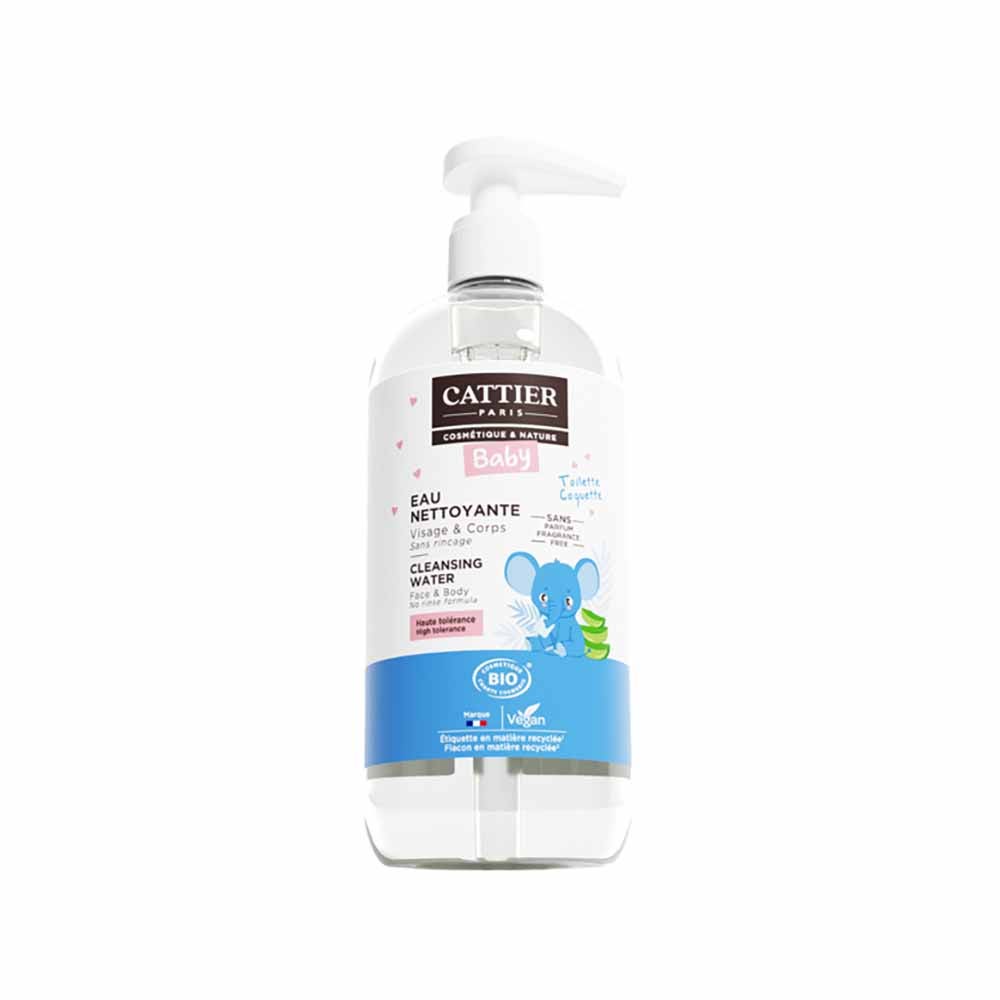Cattier Bebé Agua limpiadora micelar bio 500ml