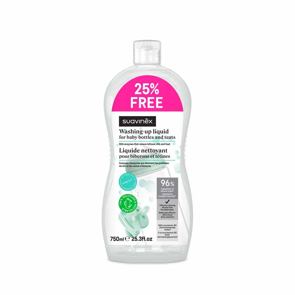 Suavinex Gel limpiador para biberones y tetinas 750 ml
