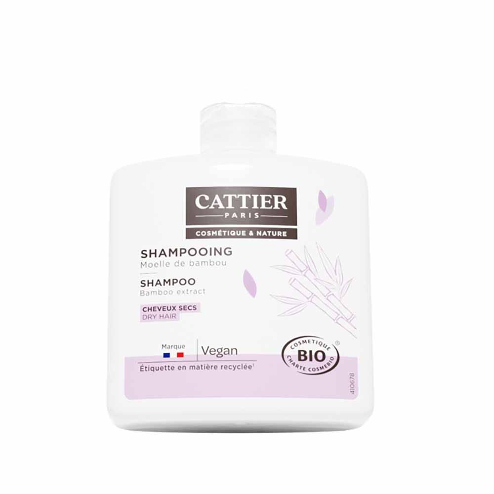 Cattier Champú Cabello seco médula de bambú bio 250ml