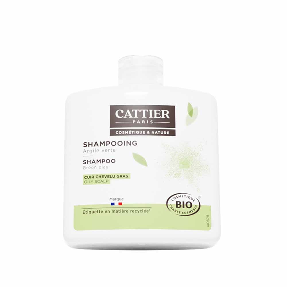 Cattier Cuero cabelludo graso arcilla verde bio 250 ml