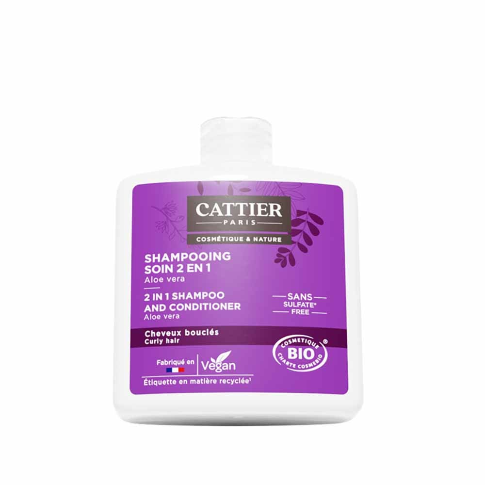 Cattier Champú cuidado pelo rizado 2 en 1 250ml